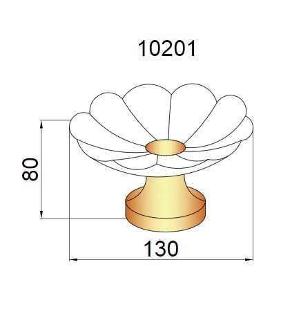 Мыльница Boheme бронза 10201