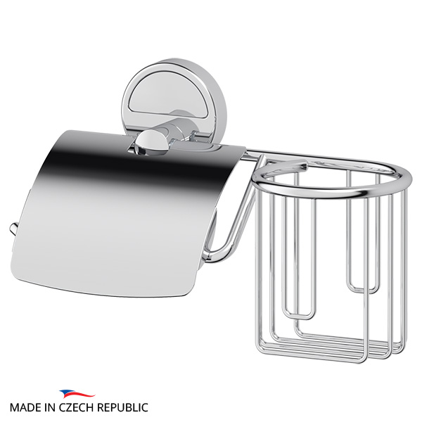 Держатель туалетной бумаги с крышкой и освежителем воздуха FBS Luxia LUX 053