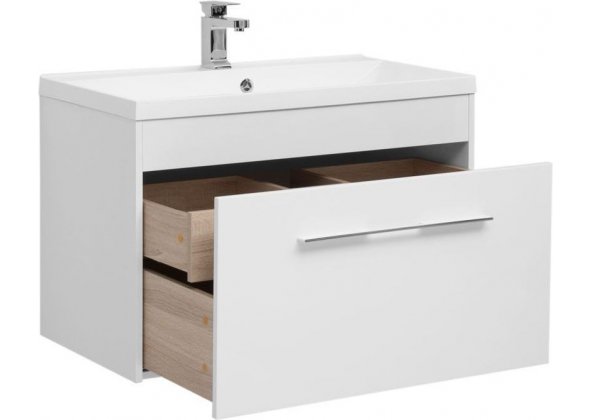 Тумба с раковиной Aquanet "Августа 90" белая
