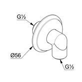 Соединения для шланга Kludi DN 15