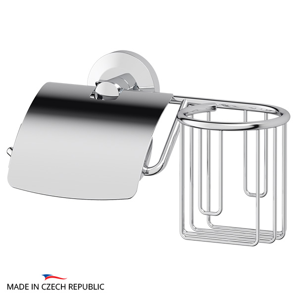 Держатель туалетной бумаги с крышкой и освежителем воздуха FBS Standard STA 053