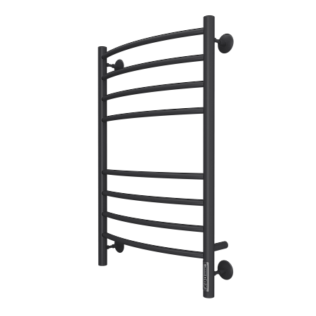 Полотенцесушитель электрический TERMINUS Классик П8 500х800 электро КС черный матовый