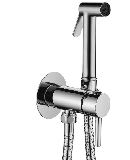 Смеситель с гигиеническим душем Paffoni Tweet Round ZDUP110CR