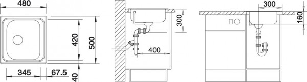 Кухонная мойка Blanco Tipo 45 C