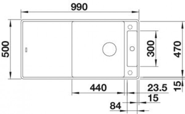 Кухонная мойка Blanco Axia III XL 6S-F темная скала