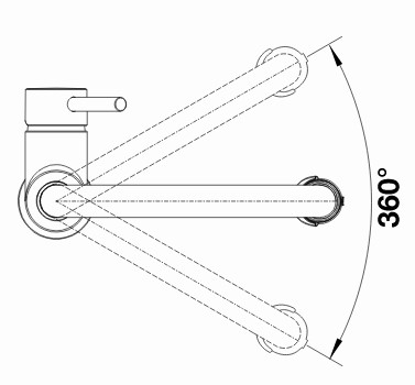 Смеситель для кухни Blanco Catris-S Flexo