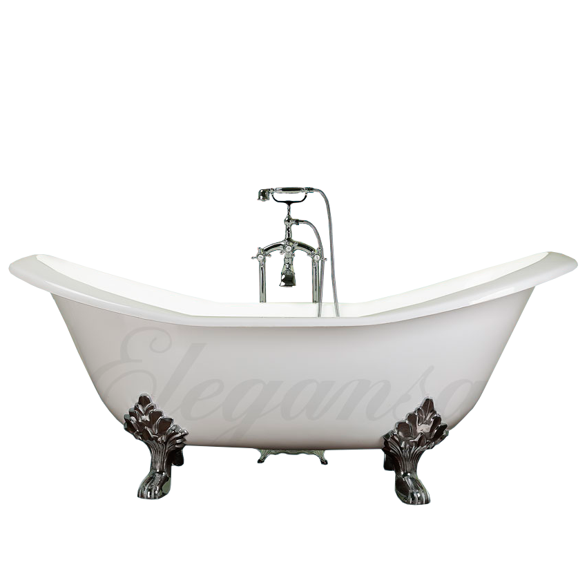 Чугунная ванна ELEGANSA TAISS IRON FEET - 180x80 chrome