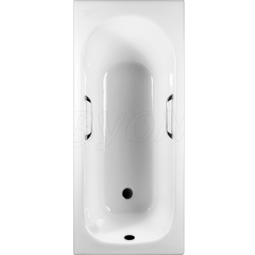 Чугунная ванна BYON 13 - 170х70х42 с ручками