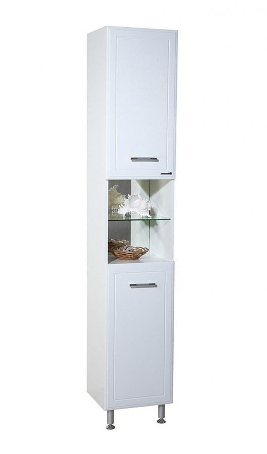 Шкаф-пенал Bellezza "Коралл 35" R/L белый