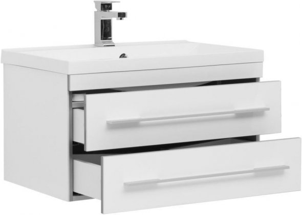 Тумба с раковиной Aquanet "Верона 75" белая