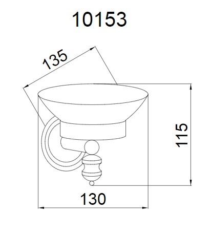 Мыльница Boheme PALAZZO 10153