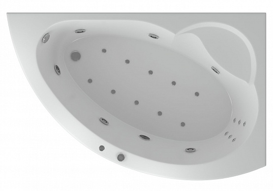 Акриловая ванна AQUATEK Аякс 170x110