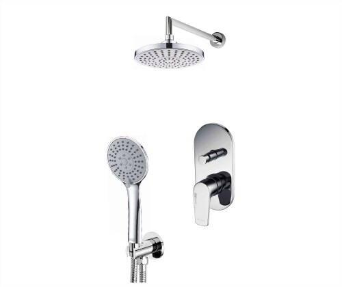 Встраиваемый комплект для душа с верхней душевой насадкой и лейкой WasserKraft A16629