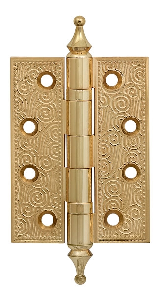 Петля дверная универсальная Armadillo Castillo CL 500-A4 102x76x3,5 IG итальянское золото