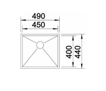 Кухонная мойка Blanco Zerox 450-U