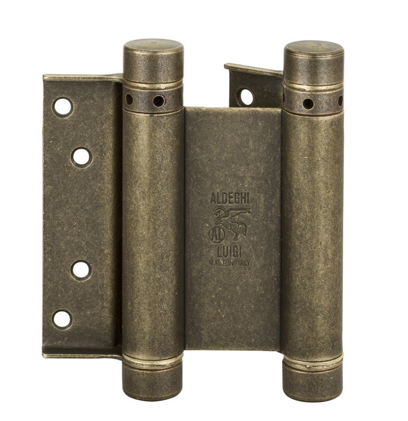Дверная петля барная амортизирующая ALDEGHI 75x28x34 мм 101OA075B2