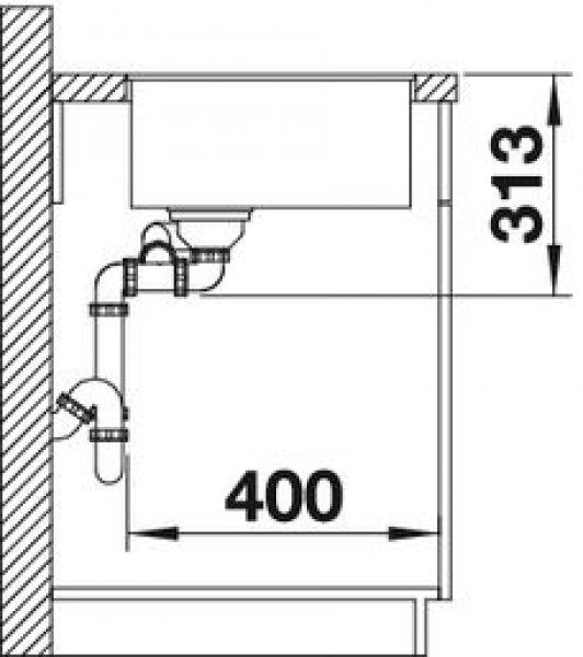 Кухонная мойка Blanco Subline 340/160-F