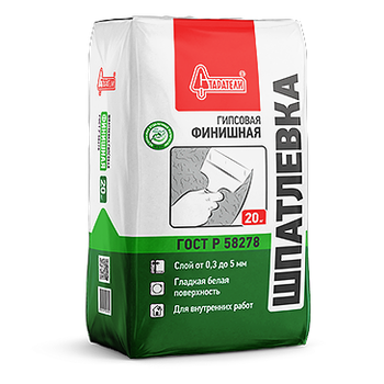 Шпаклёвка гипсовая СТАРАТЕЛИ финишная 20кг