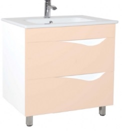 Тумба с раковиной напольная Bellezza "Эйфория 105" бежевая