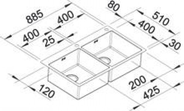 Кухонная мойка Blanco Claron 400/400-IF-A