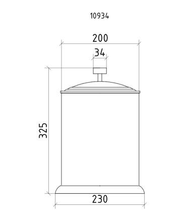 Ведро Boheme ROYAL CRISTAL 10934-CR