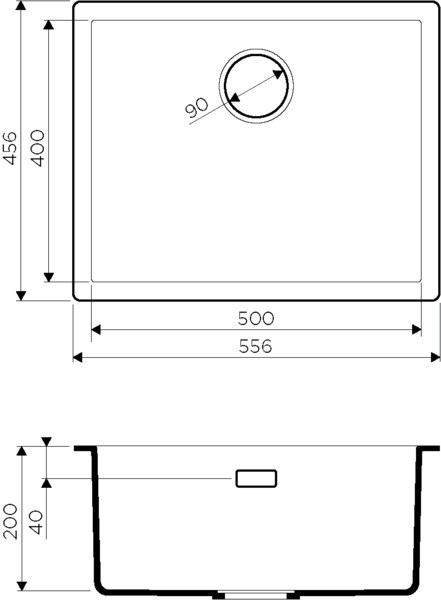 Кухонная мойка Omoikiri Yamakawa 55-U/I
