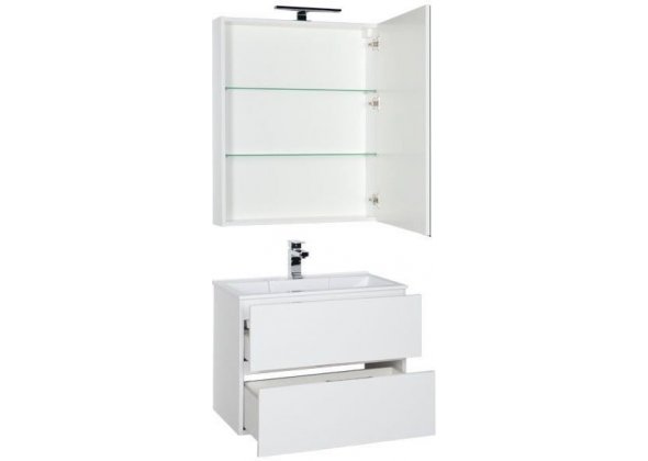 Мебель для ванной Aquanet "Алвита 70" белый