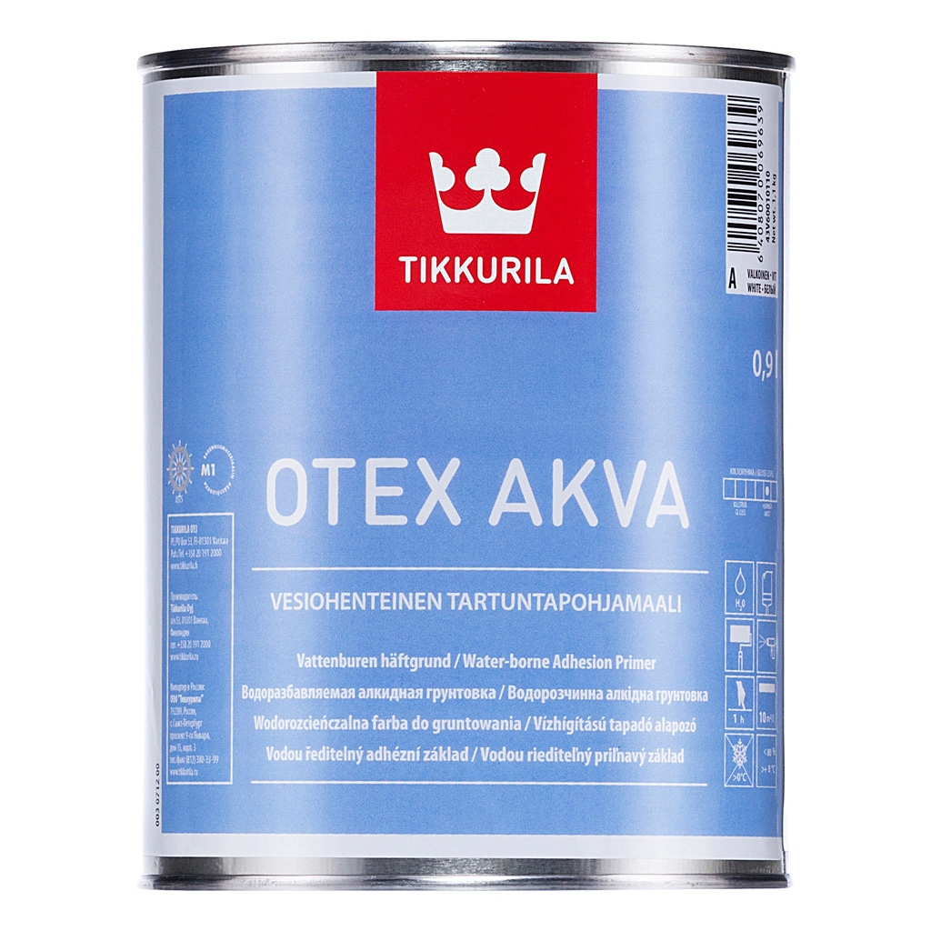Грунтовка Tikkurila Otex Akva адгезионная на водной основе