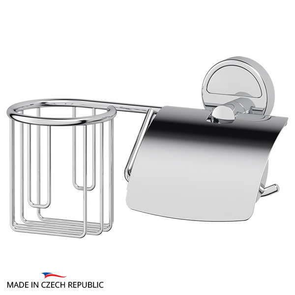 Держатель туалетной бумаги с крышкой и освежителем воздуха FBS Luxia LUX 054