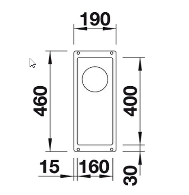 Кухонная мойка Blanco Subline 160-U Silgranit PuraDur