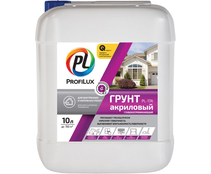 Грунт Profilux Бетонконтакт для внутренних и наружных работ
