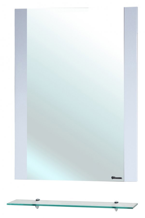 Зеркало с полкой Bellezza "Рокко 70" белое