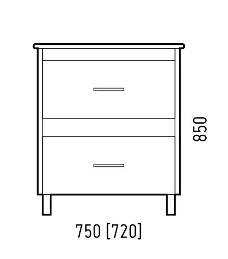 Тумба с раковиной COROZO "Верона 75"