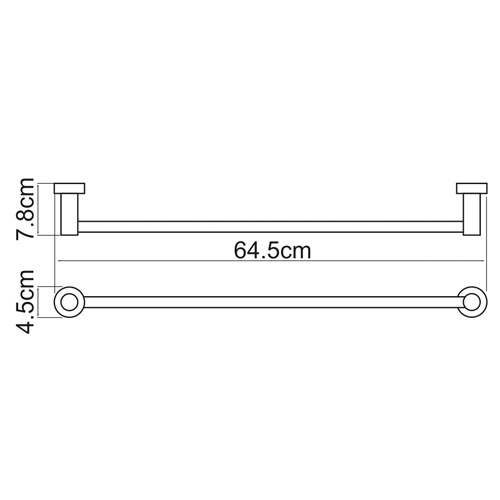 Полотенцедержатель WasserKraft Donau K-9430