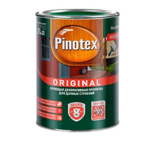 Пропитка Pinotex Original декоративная для защиты древесины 