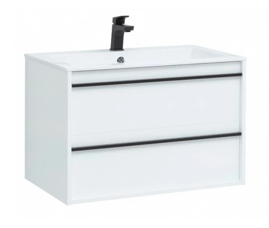 Тумба с раковиной Aquanet "Lino 80" 253903