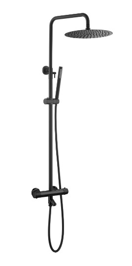 Душевая система Boheme UNO 468-T-B с термостатом