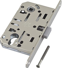 Замок межкомнатный AGB под цилиндр MEDIANA POLARIS B04103.50.34 (хром)