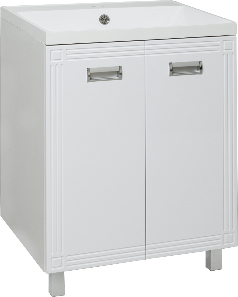 Тумба с раковиной Runo "Карат 60"