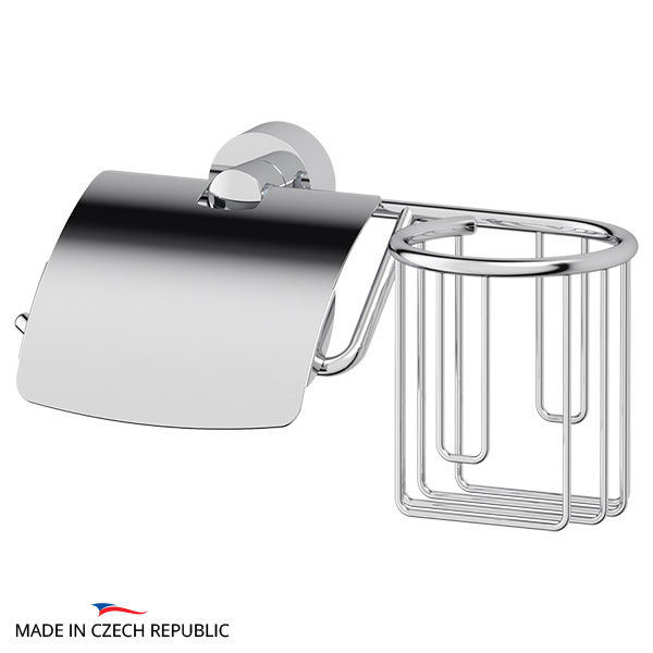 Держатель туалетной бумаги с крышкой и освежителем воздуха FBS Nostalgy NOS 053