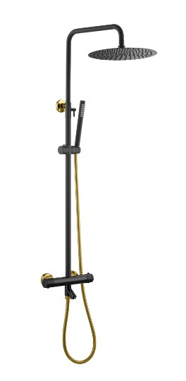 Душевая система Boheme UNO 468-T-BG с термостатом