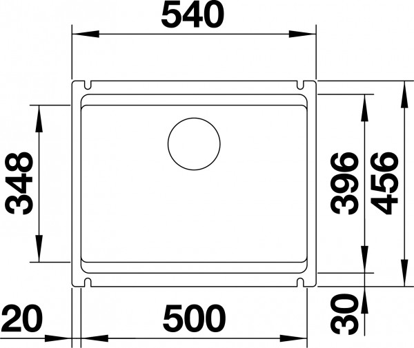 Кухонная мойка Blanco Etagon 500-U Ceramic PuraPlus