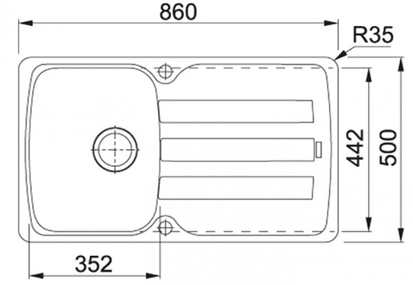 Кухонная мойка Franke Antea AZG 611-86