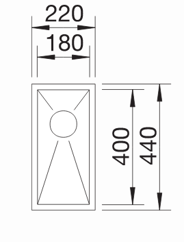 Кухонная мойка Blanco Zerox 180-IF-N