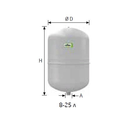 Мембранный расширительный бак Reflex NG 12 л