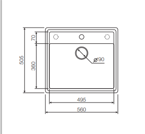 Кухонная мойка Lava Q2
