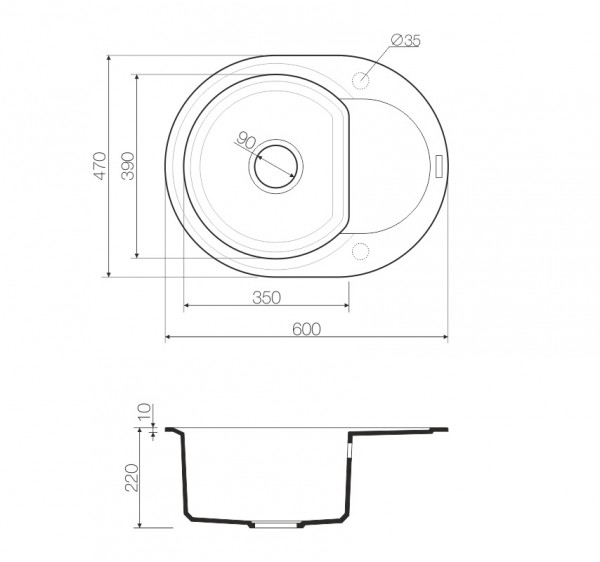 Кухонная мойка Omoikiri Sakaime 60E