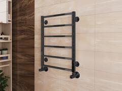 Полотенцесушитель водяной FORMA Bone LITE черный 70x40 T16-74/9005