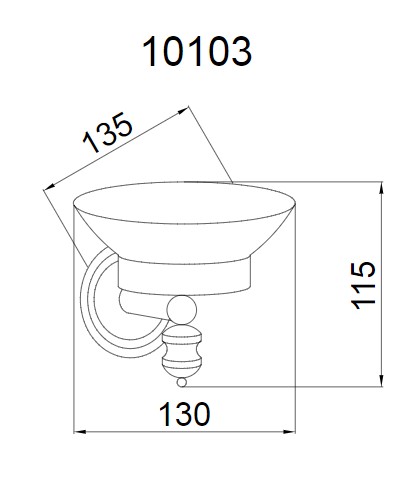 Мыльница Boheme PALAZZO 10103