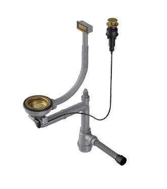 Арматура для одночашевых моек с прямоугольным переливом WK-1-AB